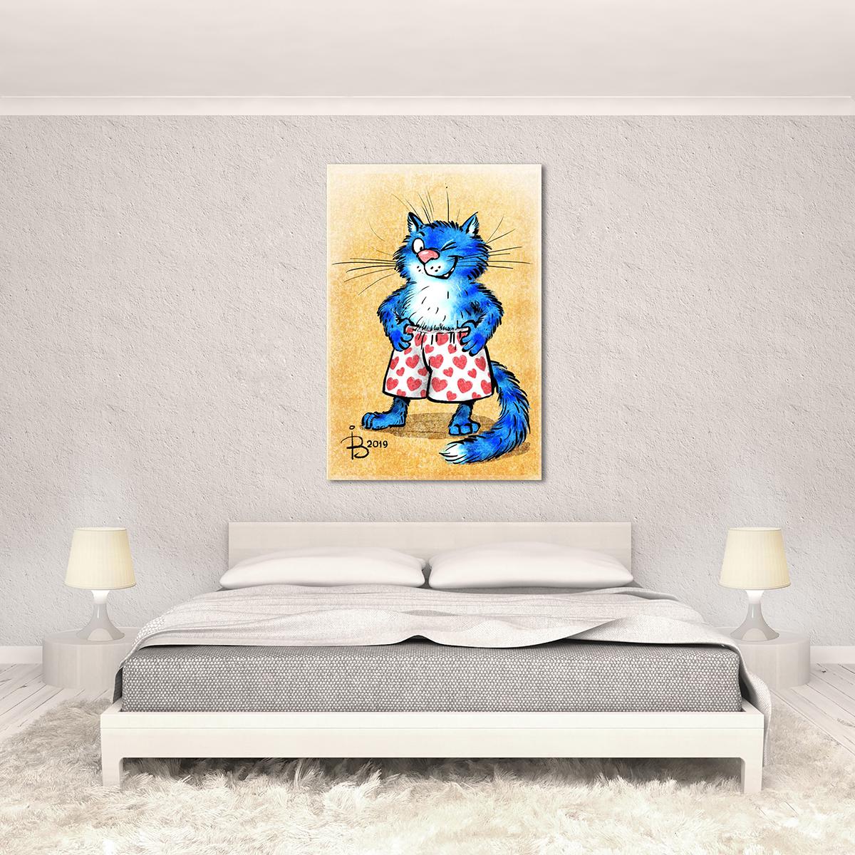 Модульная картина Святой Валентин 1 модуль 80x120 см