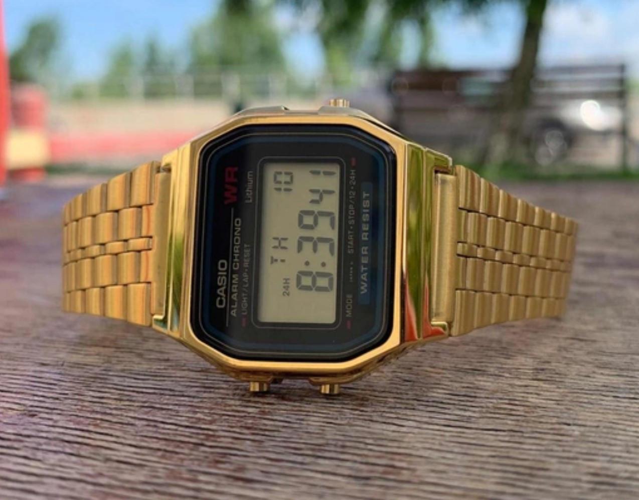 Наручний годинник чоловічий Casio VINTAGE ICONICA 159WGEA-1DF вінтажний (2457939909) - фото 3 Наручний годинник чоловічий Casio VINTAGE ICONICA 159WGEA-1DF вінтажний (2457939909) - фото 3