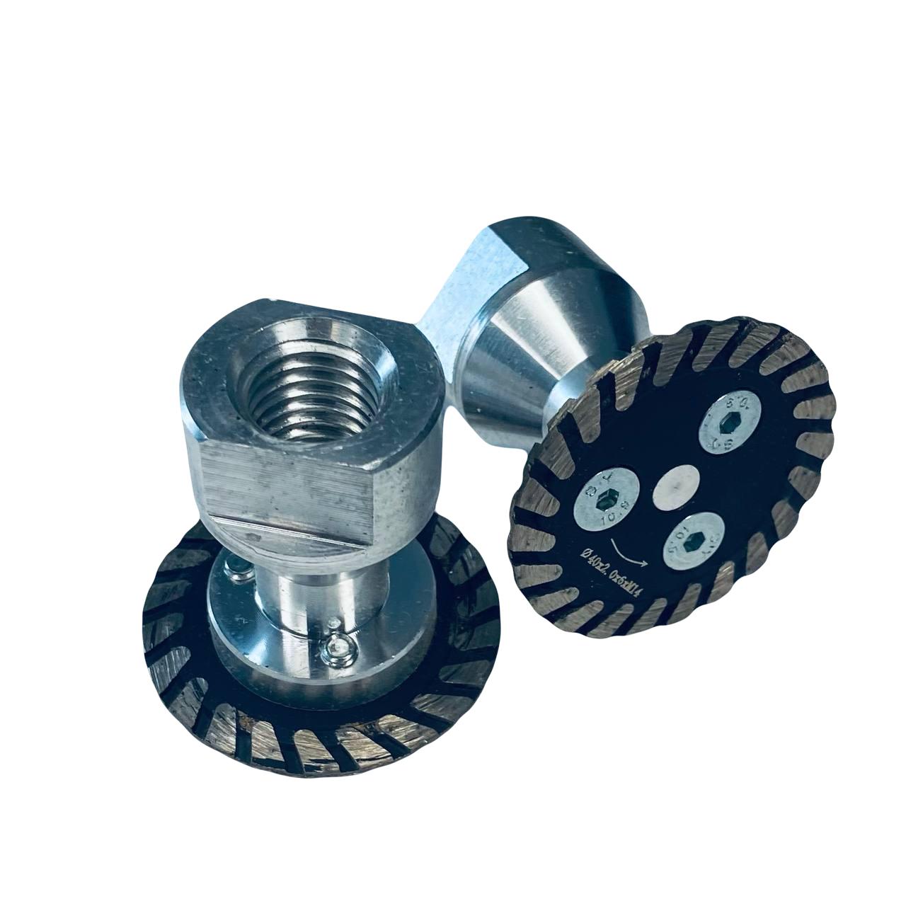 Диск отрезной алмазный с фланцем 40х2х6хМ14 (29560077) - фото 3