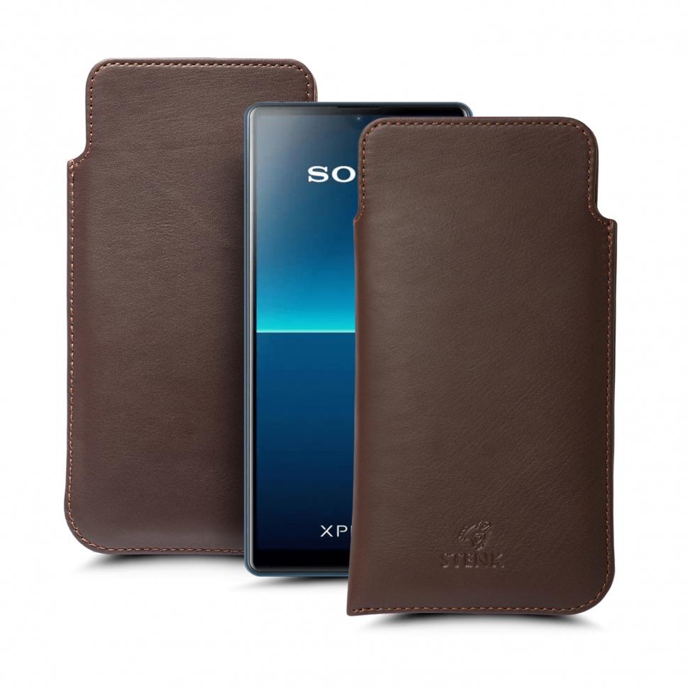 Футляр Stenk Elegance для Sony Xperia L4 Коричневий (66133)