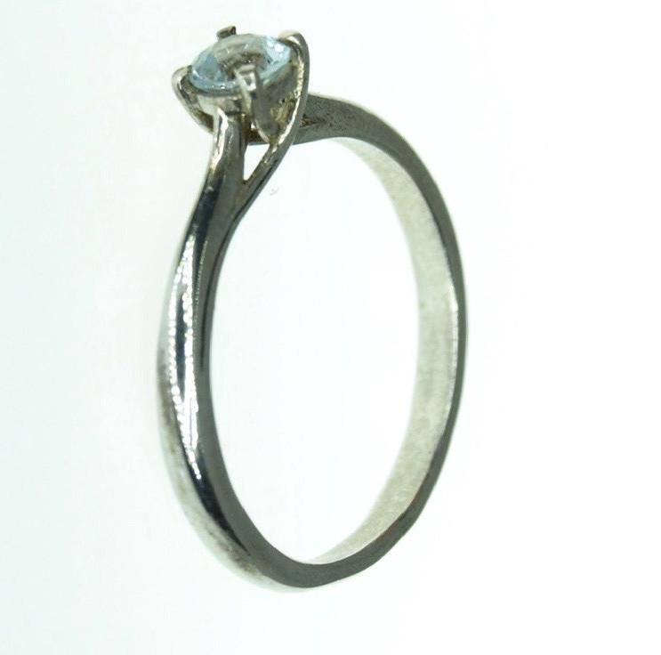 Кольцо из серебра с топазом р. 18,5 (21 01800243) - фото 3