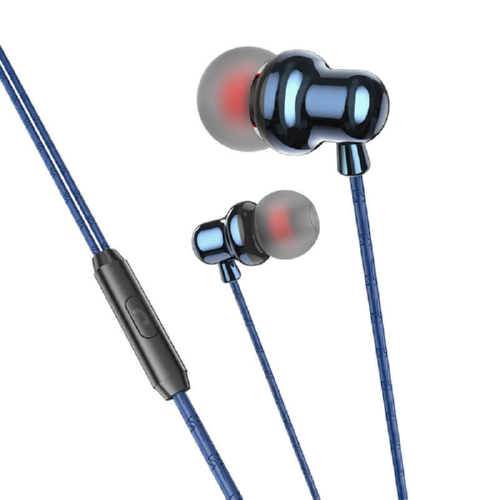 Наушники Borofone built-in microphone BM65 1,2 м Blue (547352)