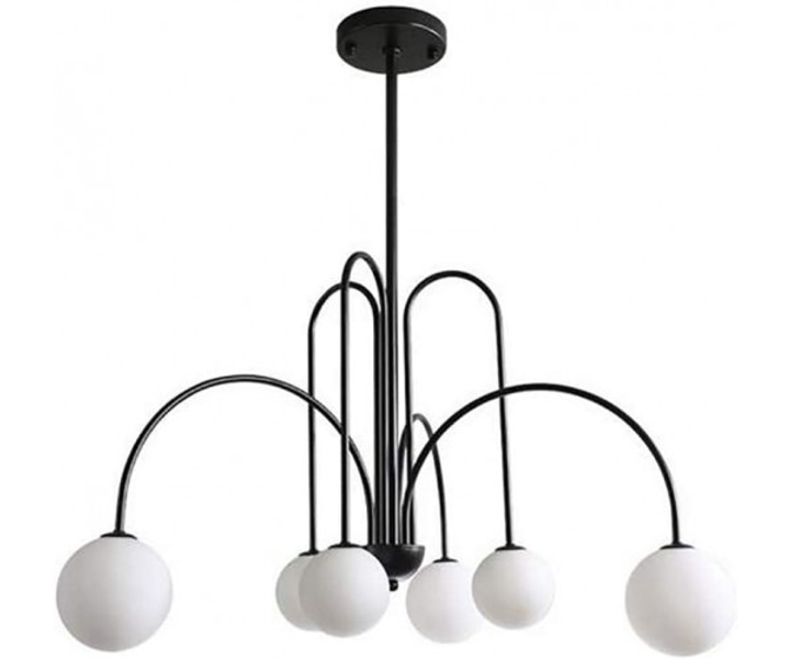 Люстра Nordic Modern Sputnik 6 Black (PL-0002269 M/Black)