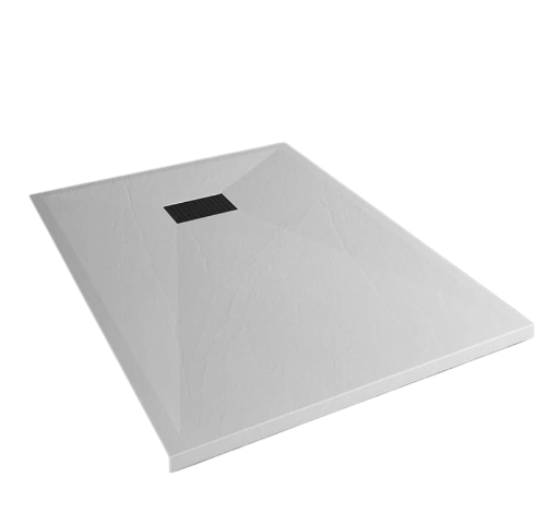 Душевой поддон из искусственного камня СклоГарт 120x90 см Белый (ДП-90120 W)