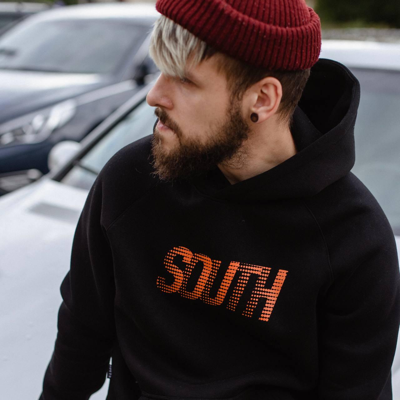 Худі чоловіче Logo South Fleece M Black - фото 4