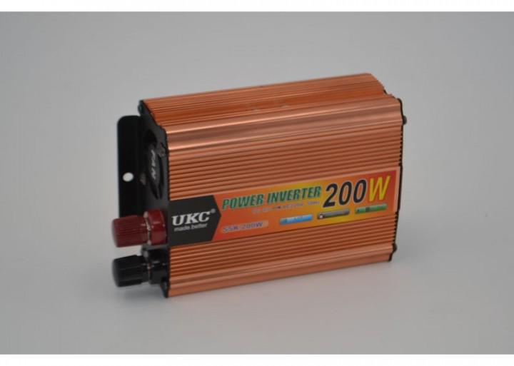 Преобразователь постоянного тока UKC Inverter 200 W (9231739f) - фото 2