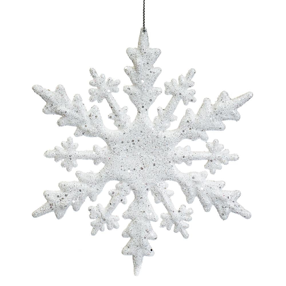 Новогодняя подвеска Elisey Снежинка 1 шт. Серебряный (021NZ) - фото 2