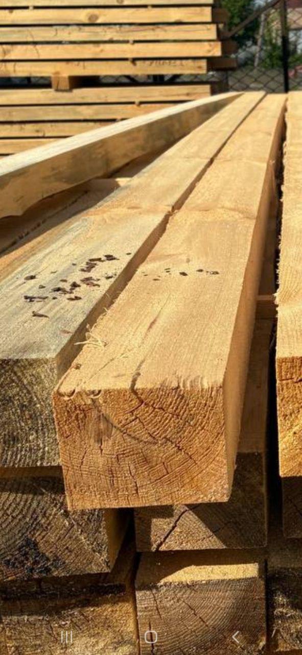 Брус сосновий обрізний 1 сорт 150х150х2000 мм (26468855) - фото 2