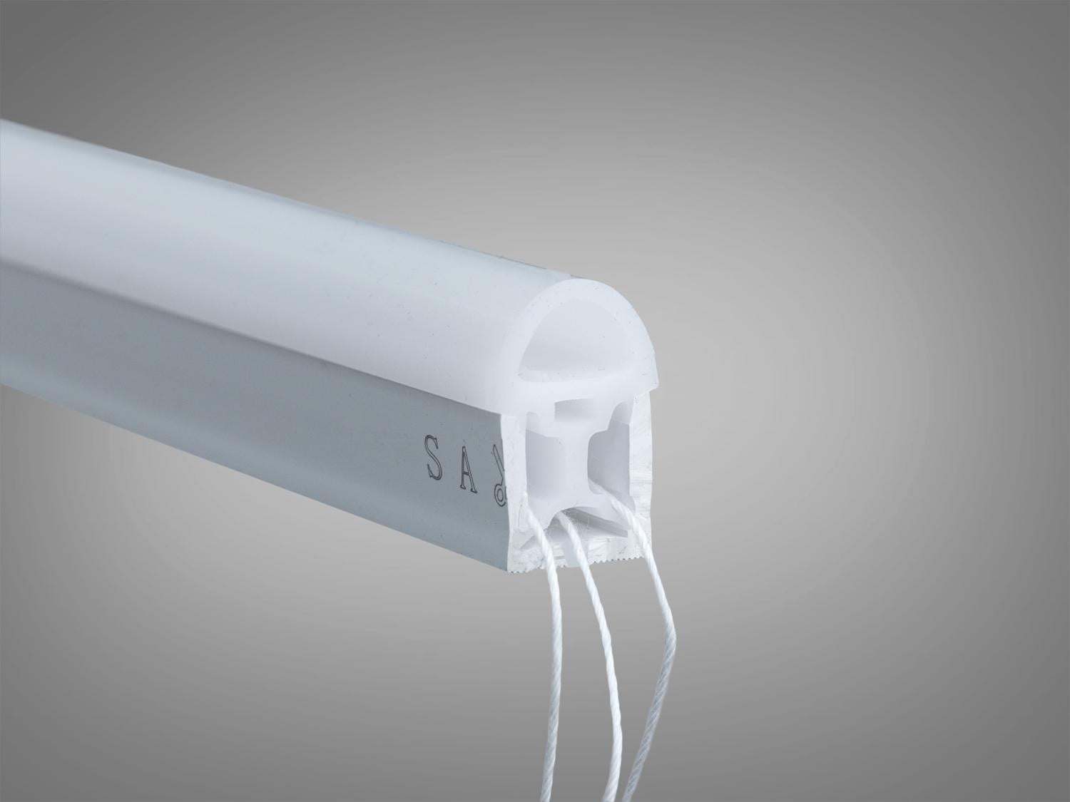 Профіль гнучкий для LED стрічки накладний (PLS-1525)