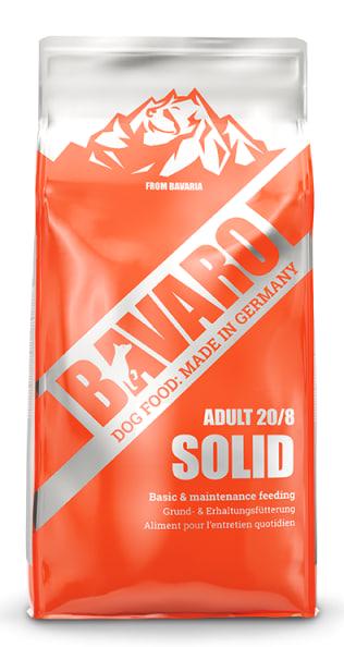 Корм полноценный BAVARO Solid 20/8 для взрослых собак 18 кг (50005178)