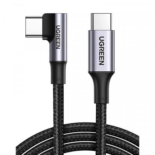 Кабель UGREEN USB 2.0 Type-C M-M US334 20V 5 A 100W Braided with Aluminium Shell 70645 2 м Черный (570580)