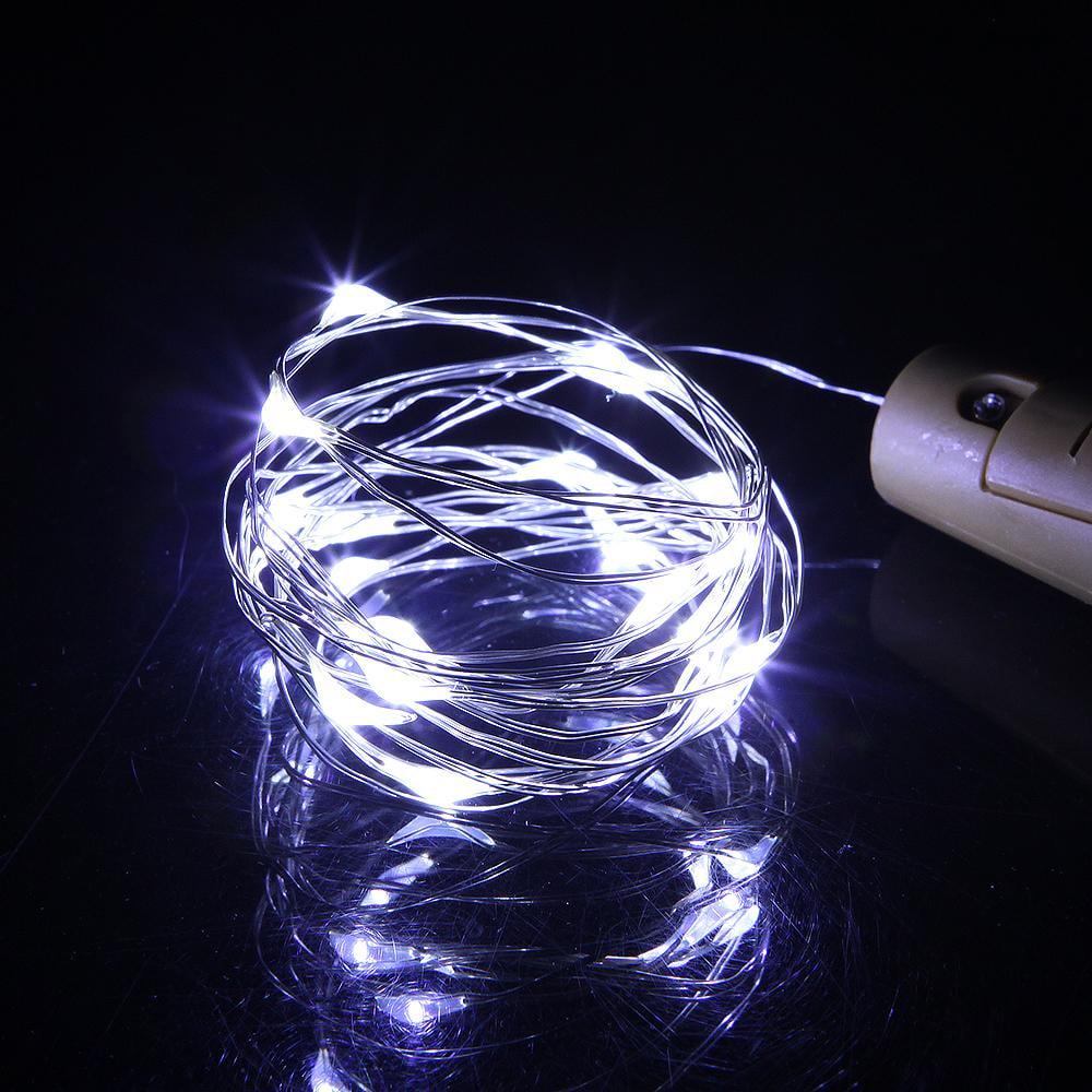 Гирлянда "Пробка" светодиодная 2м на батарейках Ledart холодный свет Cork Гирлянда "Пробка" светодиодная 2м на батарейках Ledart холодный свет Cork