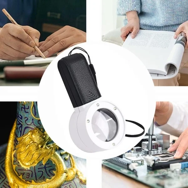 Лупа з LED підсвіткою (G00320) - фото 6 Лупа з LED підсвіткою (G00320) - фото 6