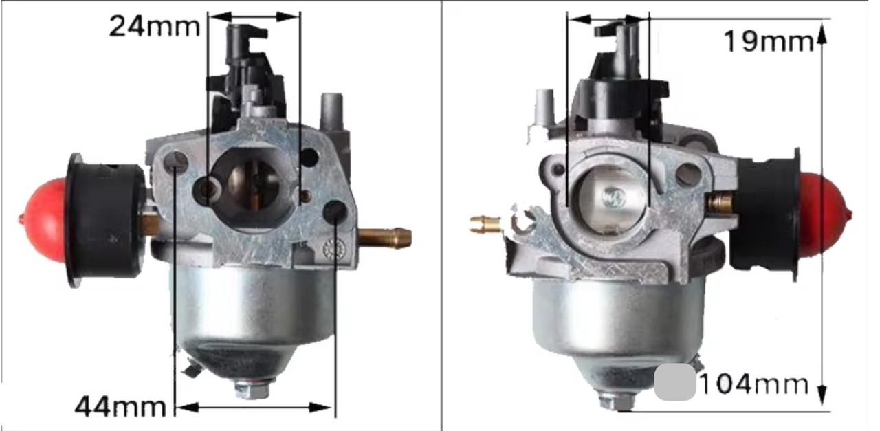 Карбюратор газонокосарки з підкачкою праймер DV225/1P70 - фото 4