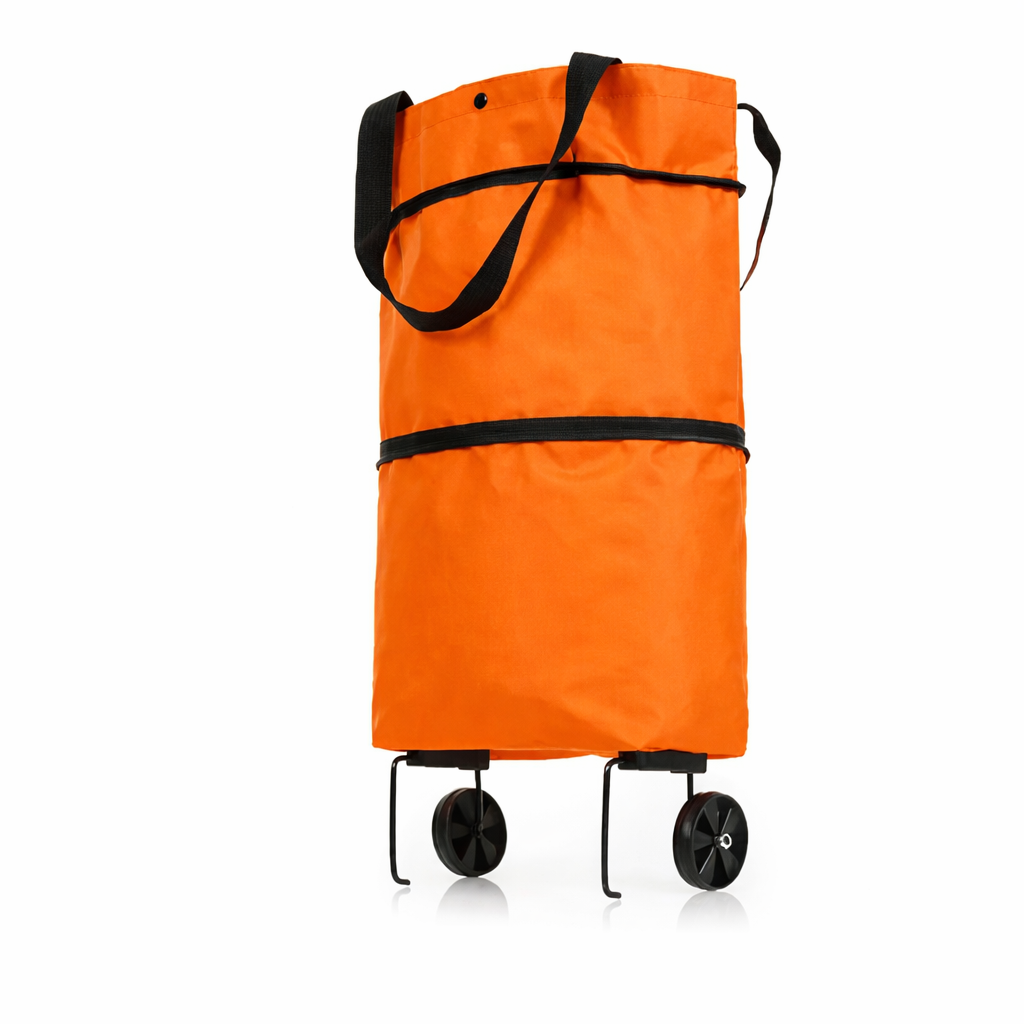 Хозяйственная тележка-сумка трансформер на колесиках 45х40х12 см Оранжевый (32377873) Хозяйственная тележка-сумка трансформер на колесиках 45х40х12 см Оранжевый (32377873)