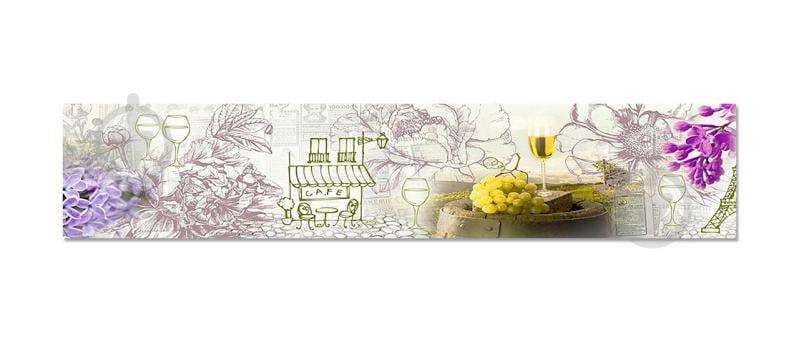Наклейки кухонний фартух Zatarga "Вино та Париж" 600х3000 мм Білий (Z180149/2) Наклейки кухонний фартух Zatarga "Вино та Париж" 600х3000 мм Білий (Z180149/2)