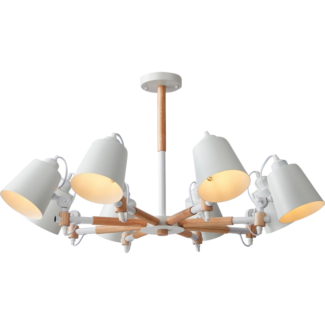 Люстра Loft LTR 8 WH E27 max 8х40 W Белый (V6939442478631)