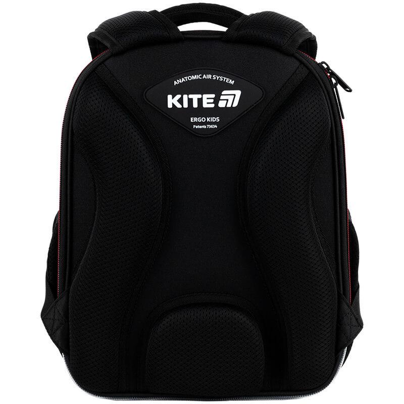 Шкільний рюкзак каркасний KITE Education 555 Hot Wheels 14 л Чорний (HW25-555S) - фото 2