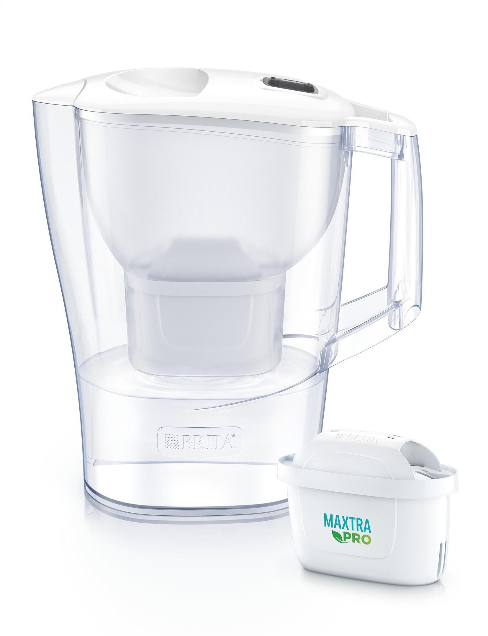 Фільтр для питної води-глечик BRITA 1052801 Aluna Memo MXPro 2,4 л Білий - фото 1