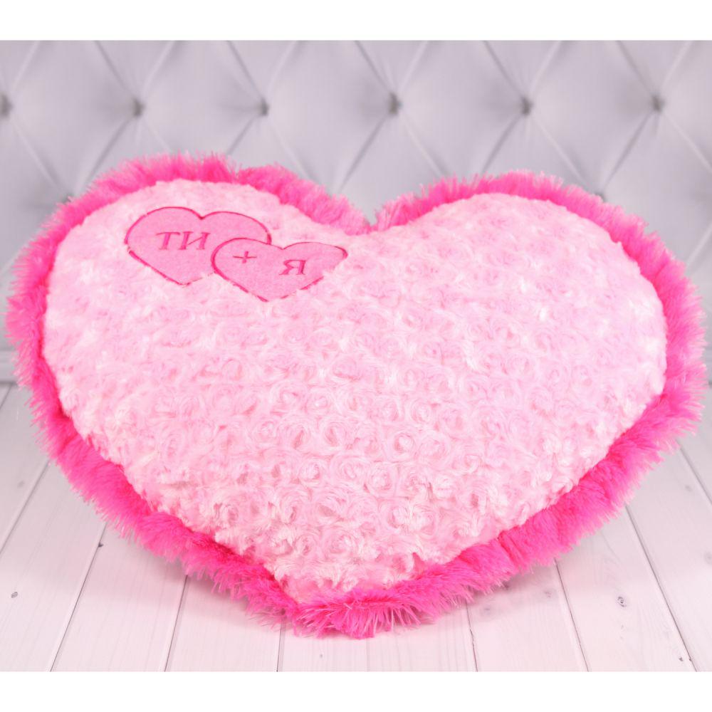 Подушка Копица Сердце Ты + Я 35 см (00231-6)