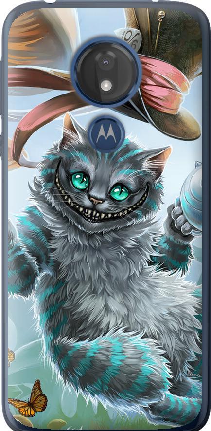 Чехол на Motorola Moto G7 Power Чеширский кот 2 (3993u-1657-42517)