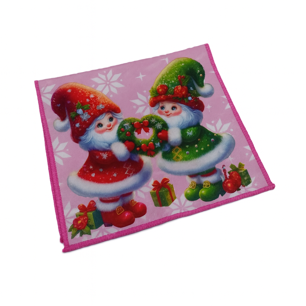 Салфетки-полотенца из микрофибры Luxyart Рождество 25х50 см 8 шт. (LR-280) - фото 9