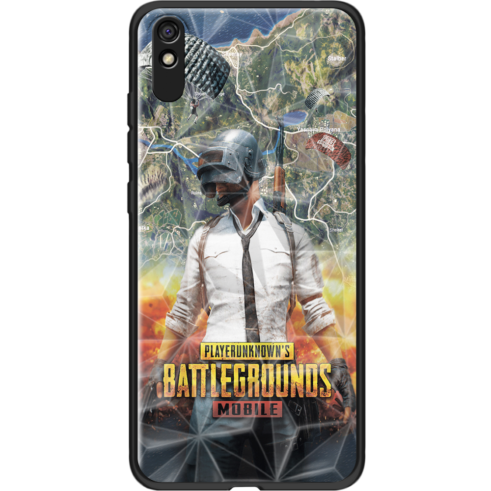 Чехол BoxFace Xiaomi Redmi 9A PUBG Mobile Черный силикон с призмой (40304-up2309-12345)