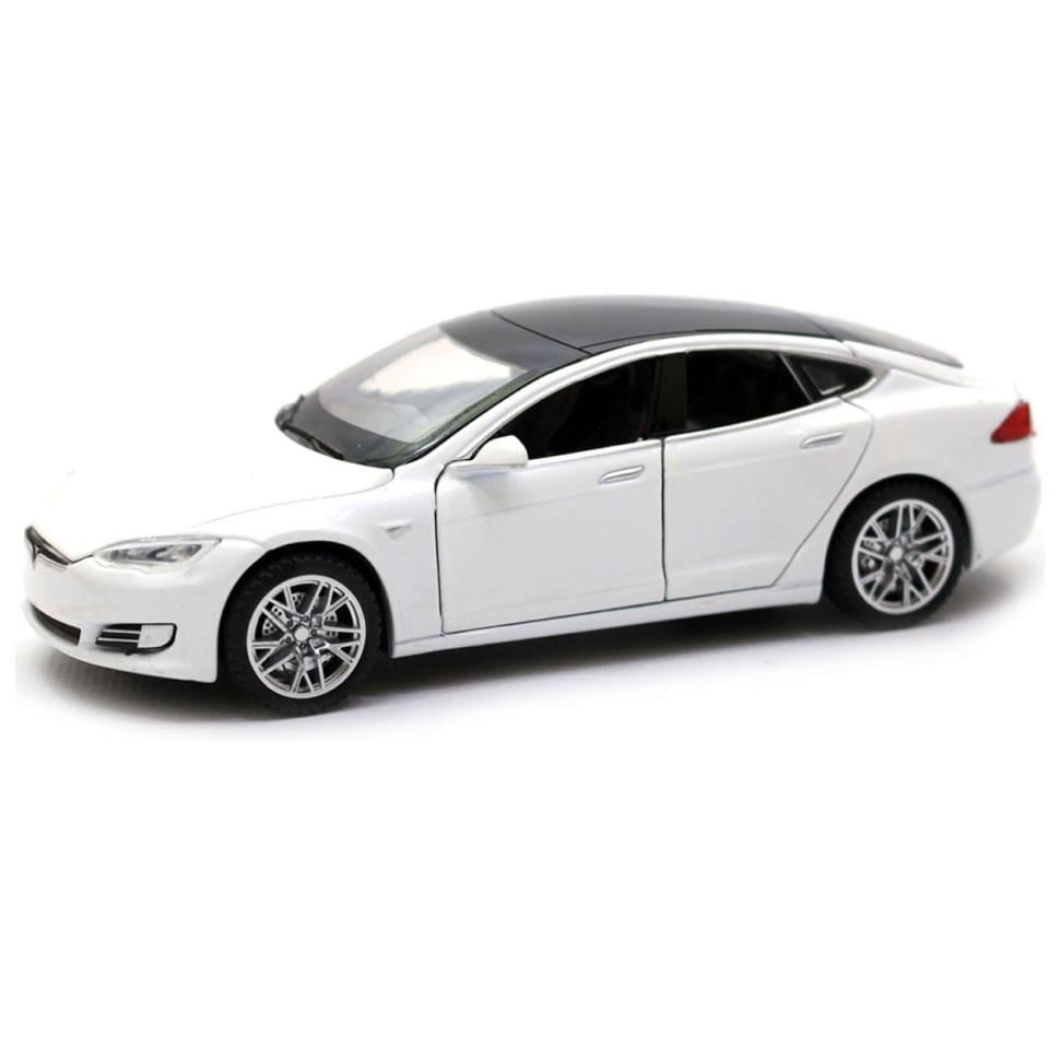 Машинка Автопром 6614 Tesla Model S Белый (683536)