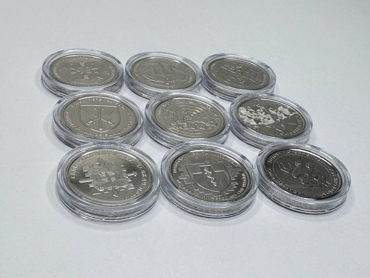 Набор монет НБУ ВСУ 10 гривен в капсулах 9 шт. (2378973200) - фото 5