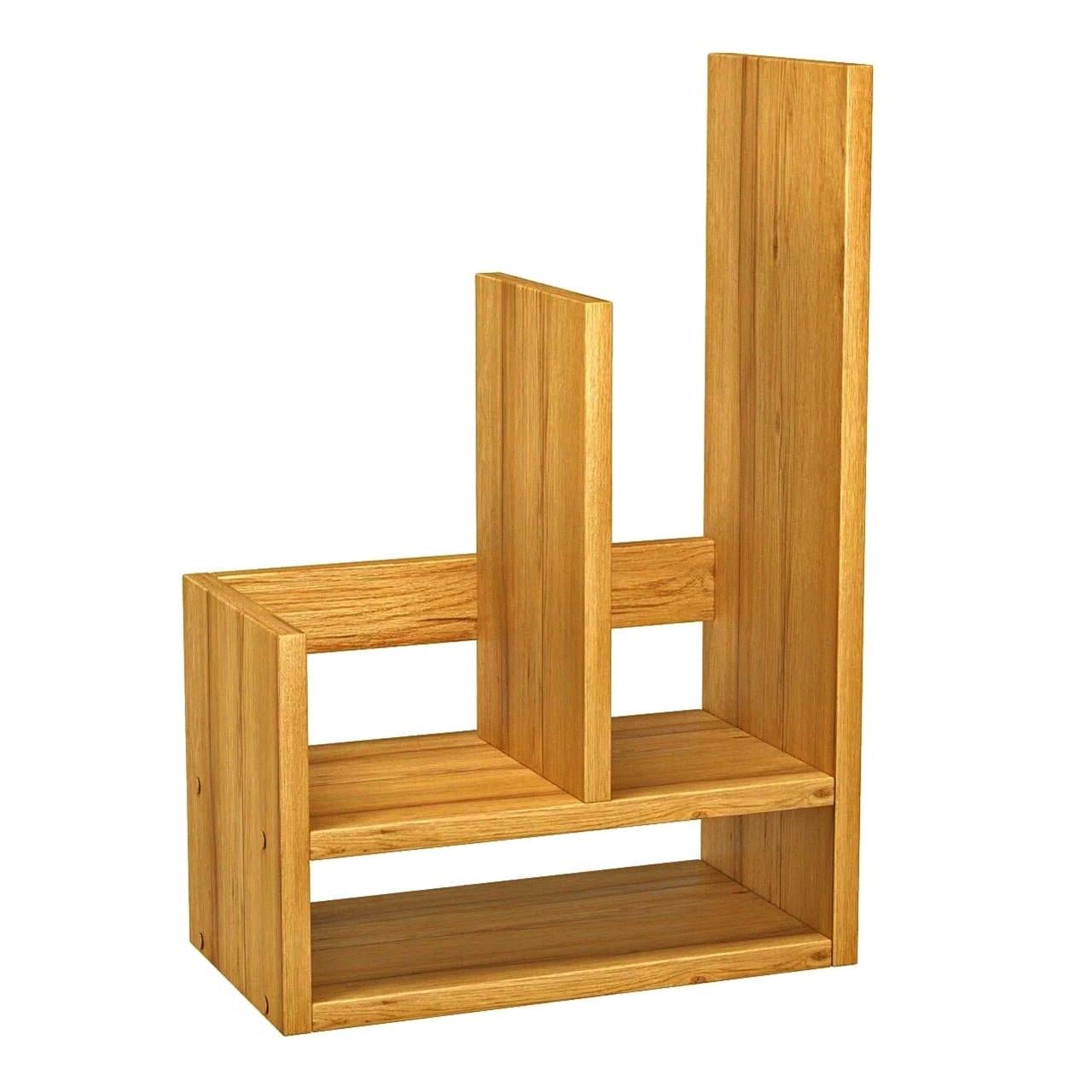 Полка книжная настольная из дерева Пекания Карри (КПА-042903)