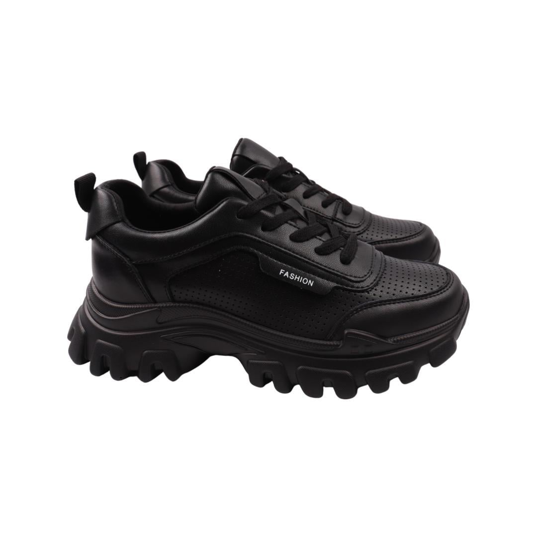 Кроссовки женские Farinni из кожи р. 36 Черный (261-22/23LK)