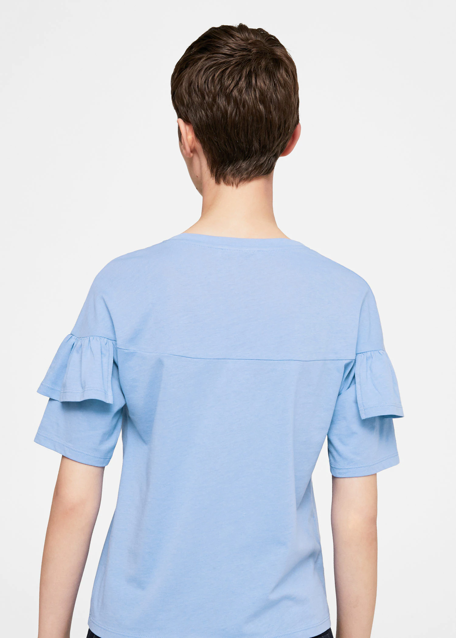 Блузка Mango XS Голубой (2000000837932) - фото 3 Блузка Mango XS Голубой (2000000837932) - фото 3