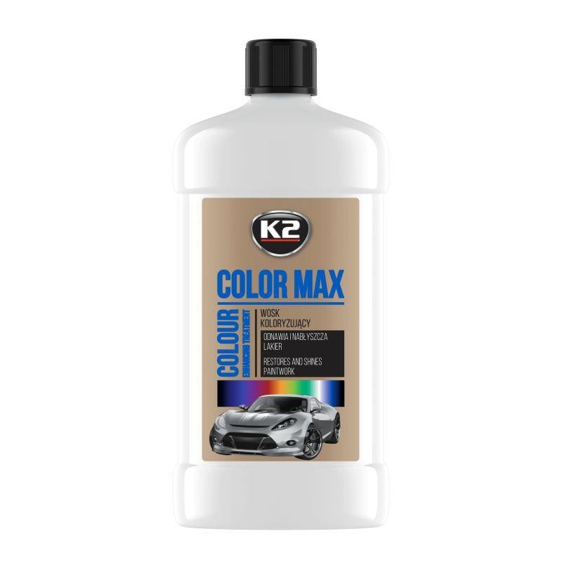 Полироль для белых автомобилей K2 COLOR MAX White цветообогащающая 500 мл