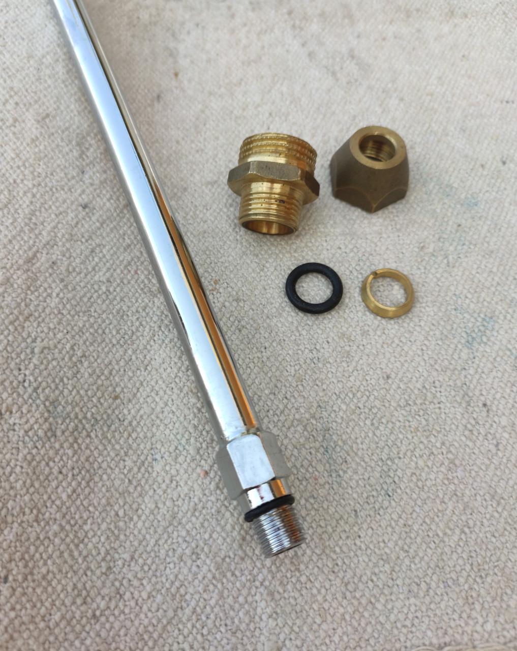 Трубка з міді для змішувачів М-10х1/2 В 80 см Хром - фото 4 Трубка з міді для змішувачів М-10х1/2 В 80 см Хром - фото 4