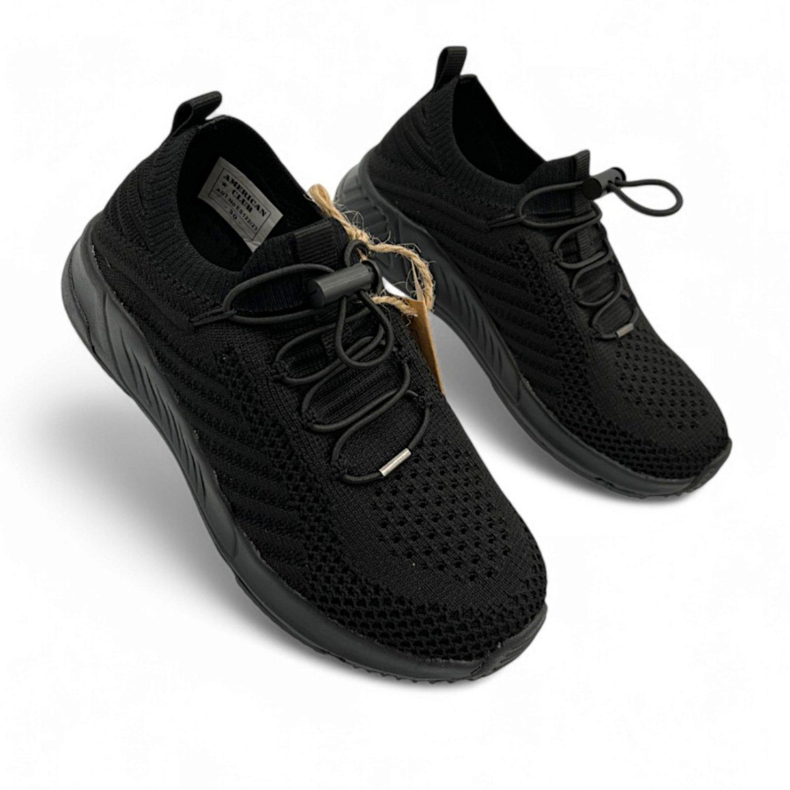 Кросівки дитячі для хлопчика American Club р. 29 Чорний (VM892s) - фото 2 Кросівки дитячі для хлопчика American Club р. 29 Чорний (VM892s) - фото 2