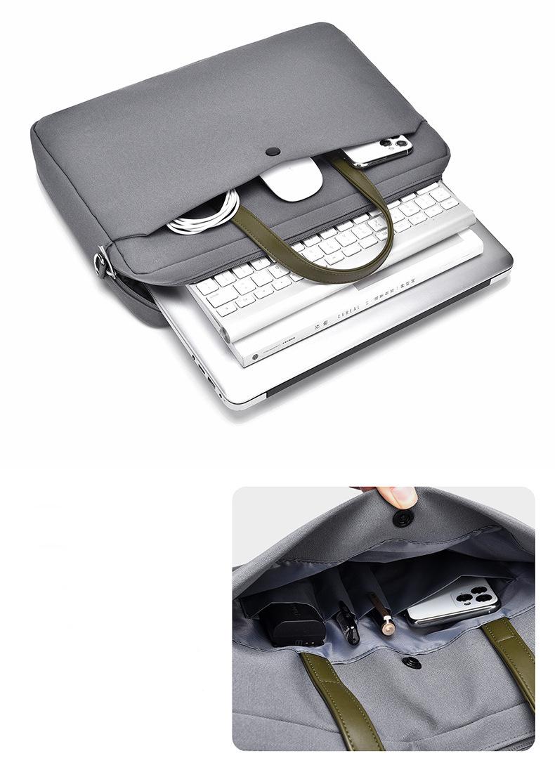 Сумка для ноутбука 17-17,3" або документів велика протиударна Сірий (IBN047S) - фото 13 Сумка для ноутбука 17-17,3" або документів велика протиударна Сірий (IBN047S) - фото 13