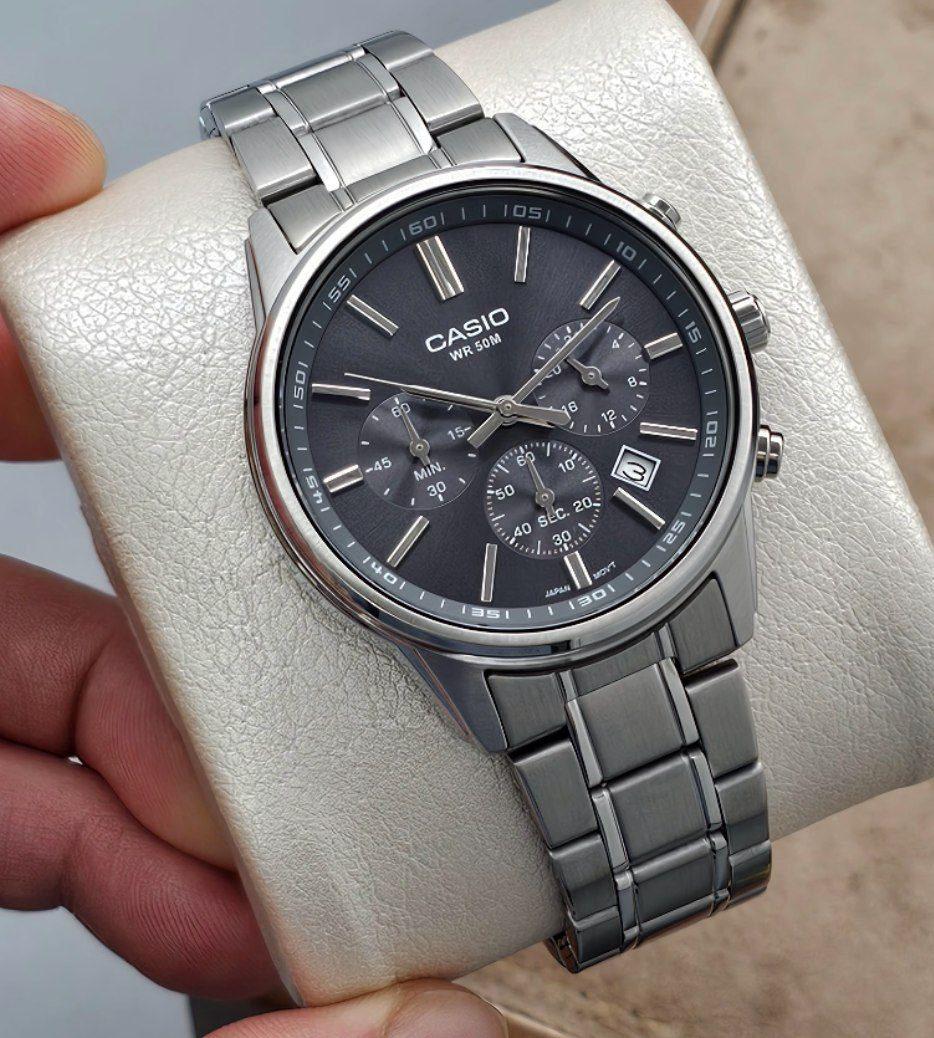 Наручний годинник чоловічий Casio MTP-E515D-8A d 42 мм (MTP-E515D-8A) - фото 4