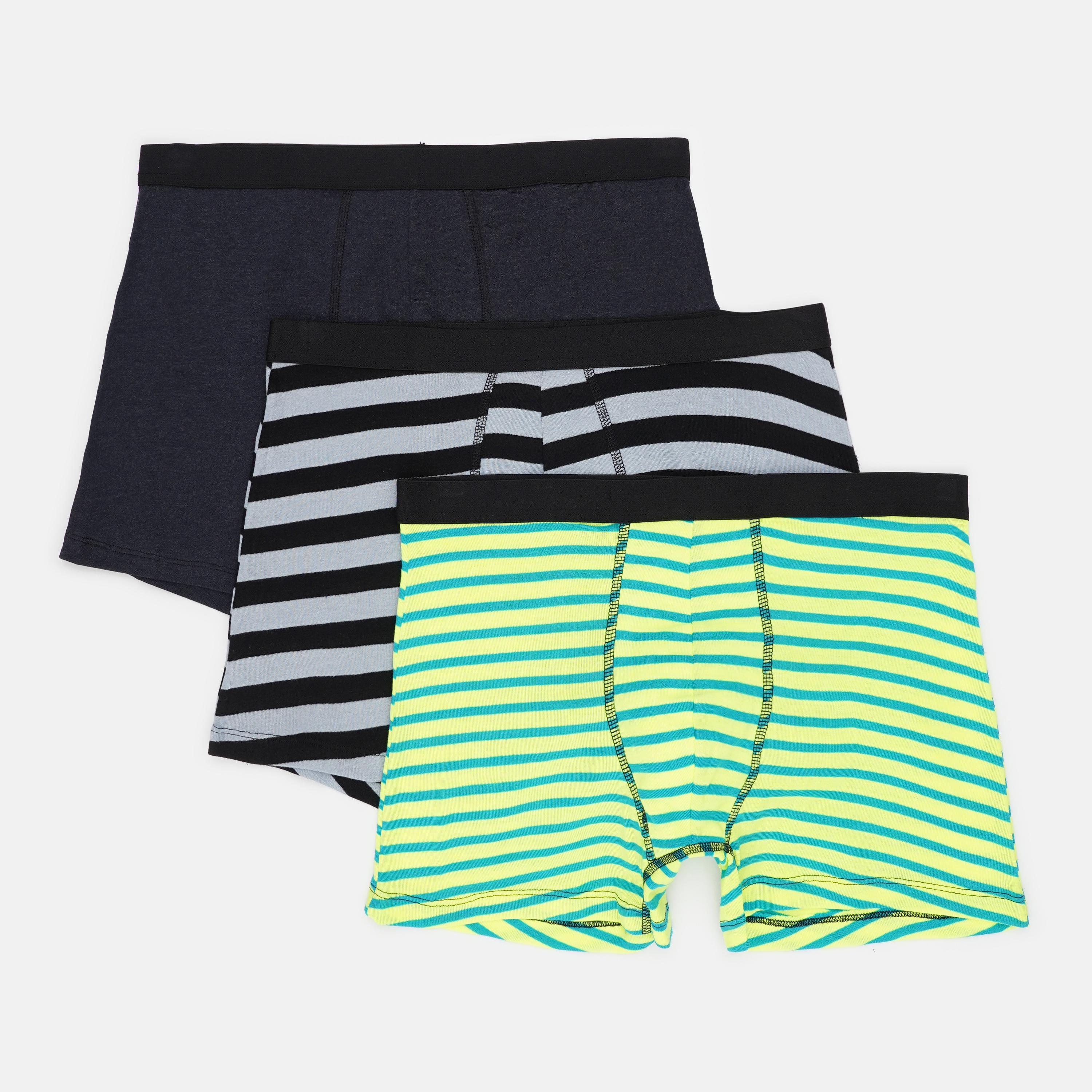 Труси Basic Collection 3 шт. L Темно-синій/Блакитний (1438092938)