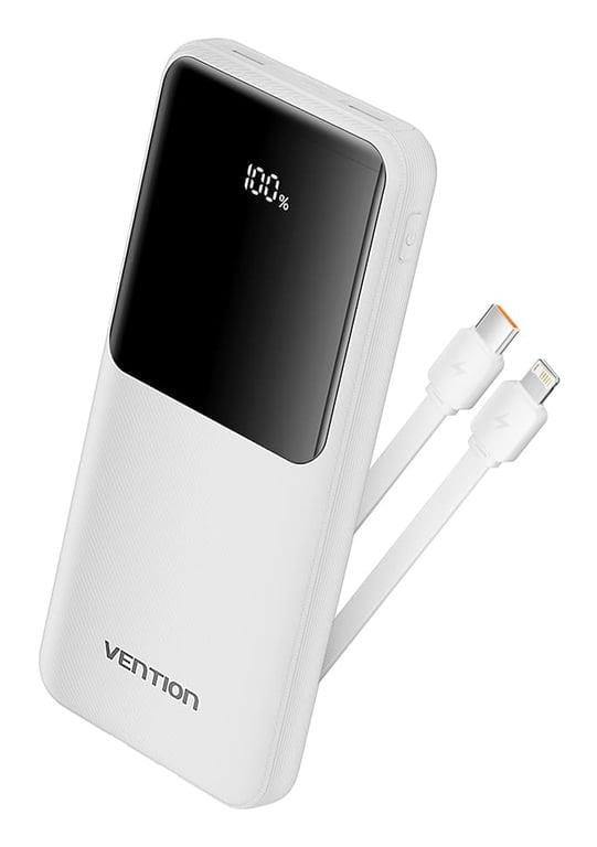 Повербанк Vention 10000 mAh 22,5W White (FHOW0)
