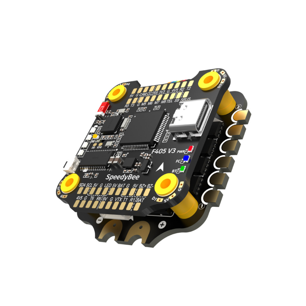 Польотный контроллер для FPV дрона SPEEDYBEE F405 V3 50A Black (21831322)