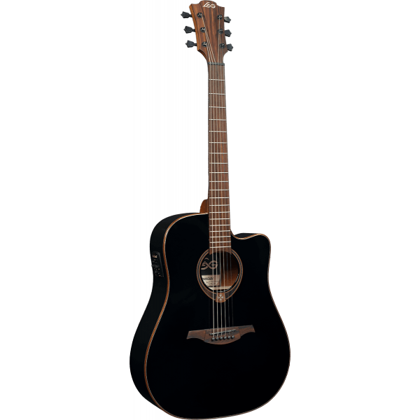 Электроакустическая гитара Lag Tramontane T118DCE-BLK (51411)