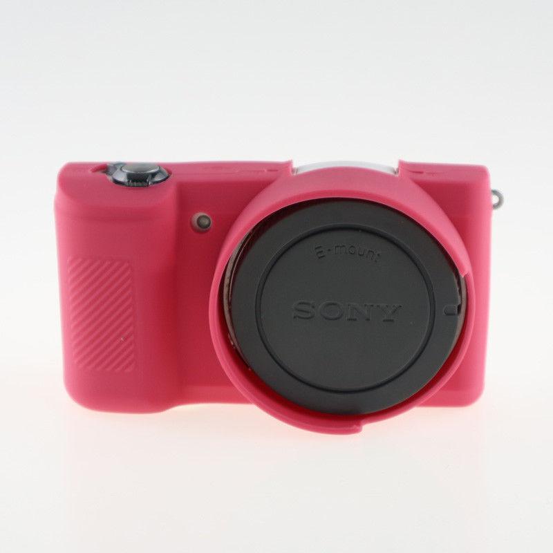 Чехол защитный силиконовый для фотоаппаратов Sony A5000 A5100 Красный