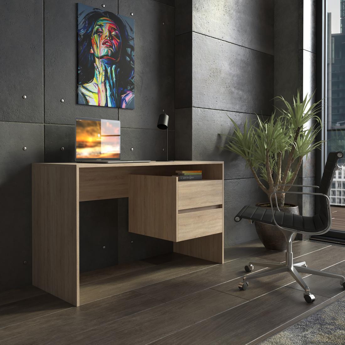 Письменный стол компьютерный для школьника 1250х755х516 мм Дуб сонома (531531) - фото 1 Письменный стол компьютерный для школьника 1250х755х516 мм Дуб сонома (531531) - фото 1