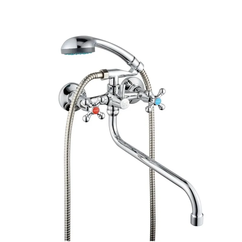 Смеситель для ванной Champion DMX 141-605 Euro из цинка Стальной (MI6412)