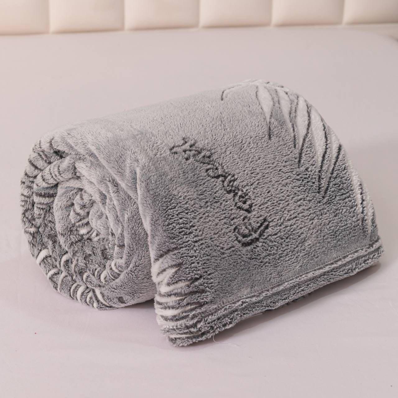 Плед-покрывало Malloory Home Плюшевый из микрофибры Пальмовая ветка 200x230 см Зелено-серый (1873-2) - фото 3 Плед-покрывало Malloory Home Плюшевый из микрофибры Пальмовая ветка 200x230 см Зелено-серый (1873-2) - фото 3