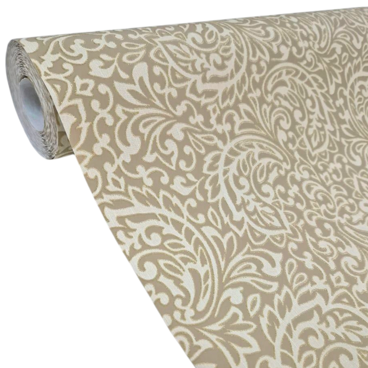 Шпалери вінілові Marburg Візерунок дамаск на флізеліновій основі 10,05x1,06 м Пісочний (57570)