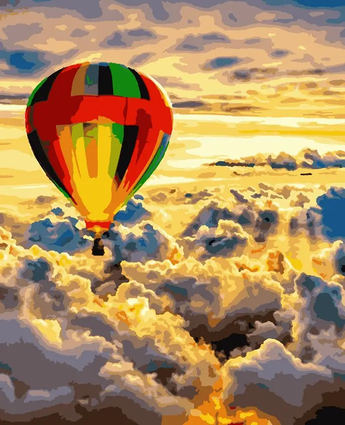 Картина по номерам Artissimo В небе 40x50 см (ART-B-1220)