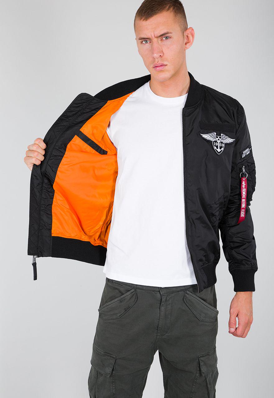 Ветровка Alpha Industries MA-1 TT Patch SF S Black (196102/03) - фото 5