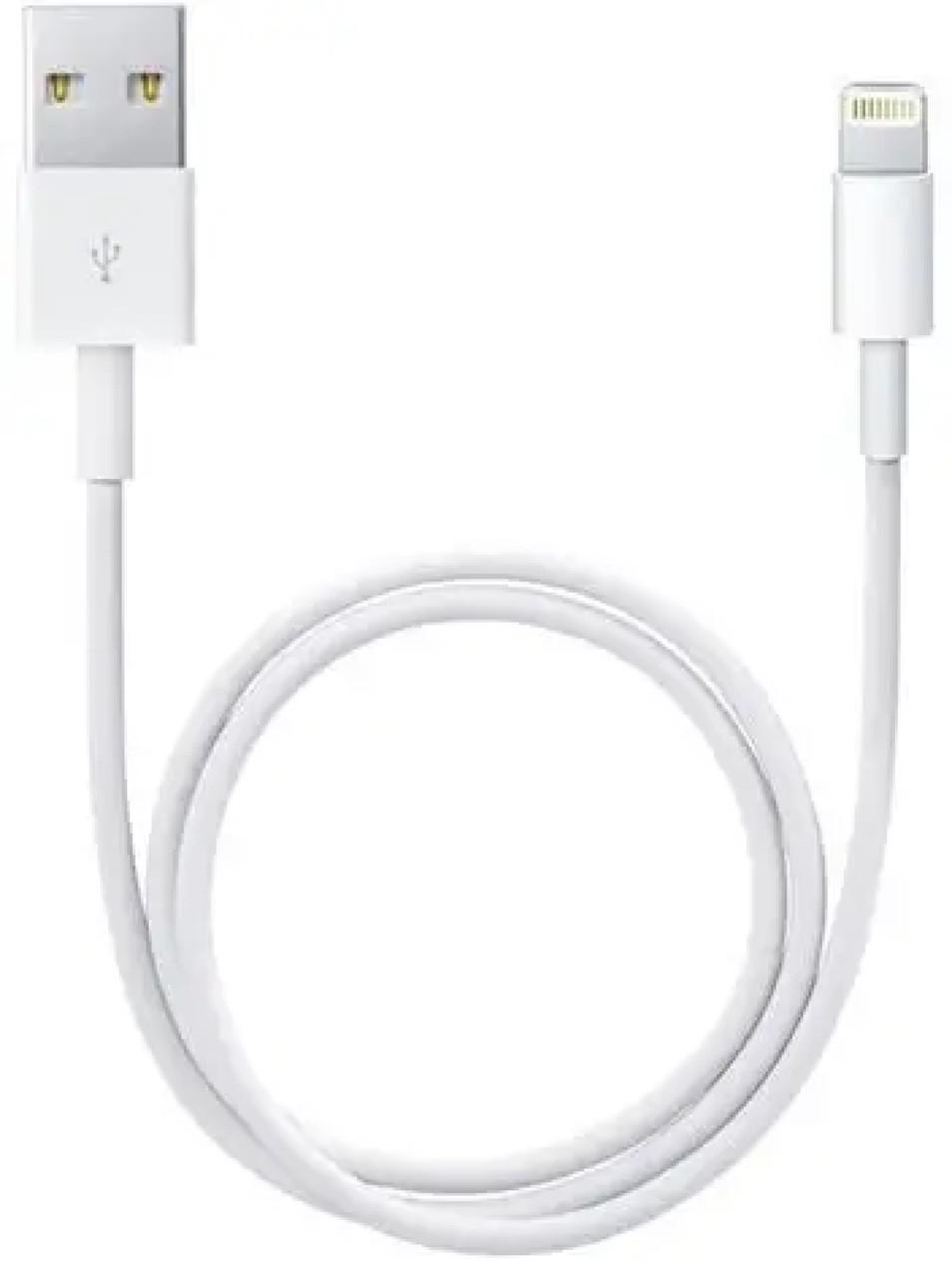 Кабель для зарядки и передачи данных Denmen D22L USB to Lightning 1 м Белый