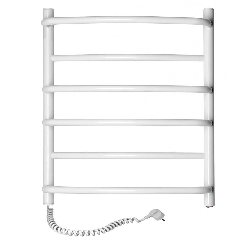 Полотенцесушитель электрический SANTAN Лестница Омега левосторонняя 530х600 мм Белый (113196)